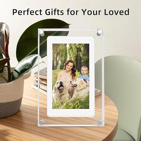Frameo 5-Inch 720×1280 HD Acrylic Frame Keep Birthdays, Anniversaries And First Days Of School Looping So You Never Miss The Feeling Of That Day