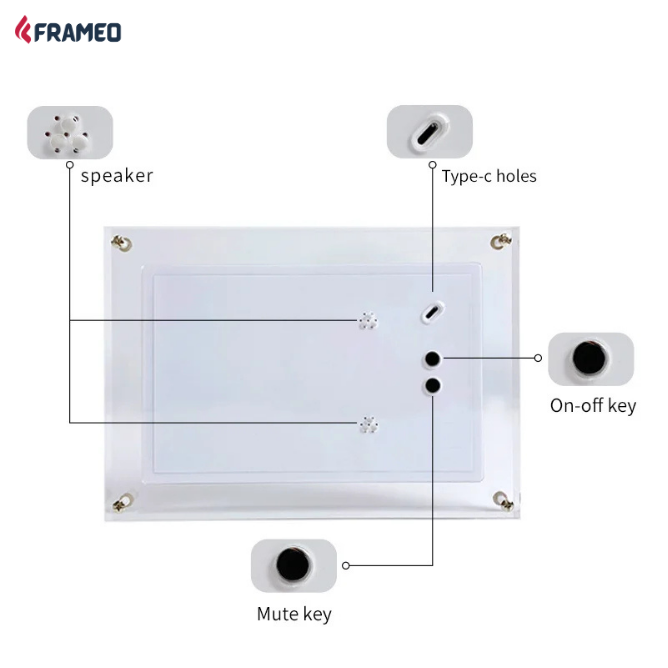 Frameo 5-Inch 720×1280 HD Acrylic Frame Keep Birthdays, Anniversaries And First Days Of School Looping So You Never Miss The Feeling Of That Day