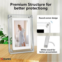 Frameo 5-Inch 720×1280 HD Acrylic Frame Keep Birthdays, Anniversaries And First Days Of School Looping So You Never Miss The Feeling Of That Day