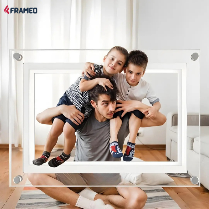 Frameo 5-Inch 720×1280 HD Acrylic Frame Keep Birthdays, Anniversaries And First Days Of School Looping So You Never Miss The Feeling Of That Day