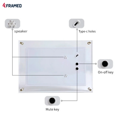 Frameo 5-Inch 720×1280 HD Acrylic Frame Keep Birthdays, Anniversaries And First Days Of School Looping So You Never Miss The Feeling Of That Day