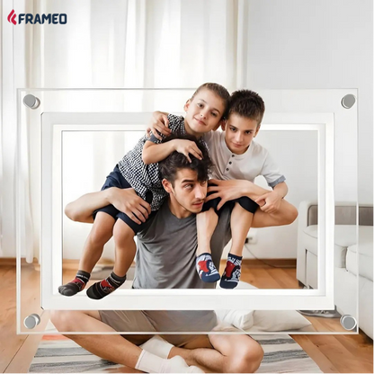 Frameo 5-Inch 720×1280 HD Acrylic Frame Keep Birthdays, Anniversaries And First Days Of School Looping So You Never Miss The Feeling Of That Day